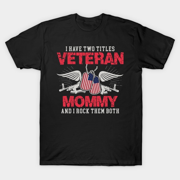 Veteran Grandpa T-Shirt Proud Grampy Gift Tees Mommy T-Shirt by AxelRoldns